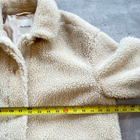 NEW Madewell Sherpa Walton Jacket, Medium Fleece - Picture 12 of 13